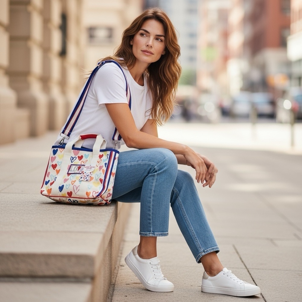 Brighton NEW - Red, White and Mini Tote - Tom Clancy & Aasha Ramdeen